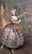 antoine pesne Portrait of the dancer Barbara Campanini aka La Barbarina oil painting on canvas